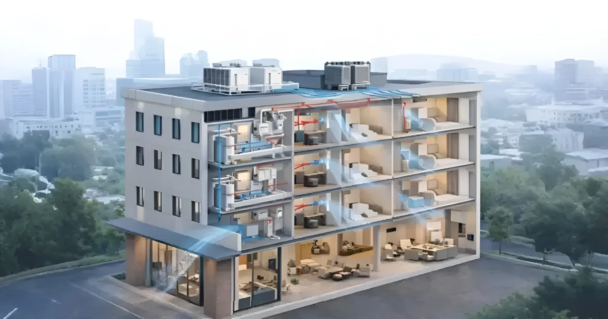 გათბობა-გაგრილება სასტუმროსთვის